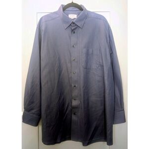 Eton | Classic Fit Blue Jacquard Woven Dress Shirt (XXL 46/18)